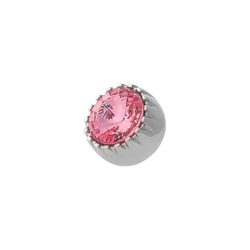 Шарм Qudo London Rose 617300 R/S цвет розовый, серебряный