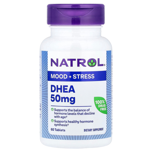 Natrol, DHEA, 60 таблеток
