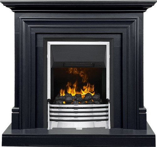 Каминокомплект Bradford - Серый графит с очагом Flagstaff