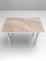 Обеденный стол "Мрамор бежевый" 90x60 см