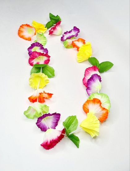 Гавайский набор (ожерелье, венок, браслеты 2 шт.)