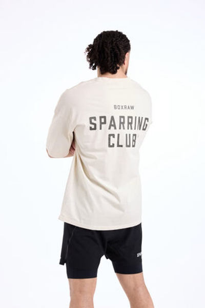 Футболка BOXRAW Sparring Club бежевая