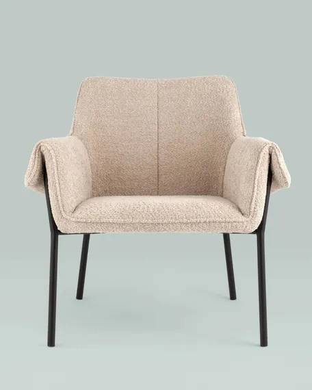 Лаунж-кресло Luras, бежевая альпака