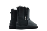 UGG Mens Classic Mini Double Zip Metallic Black