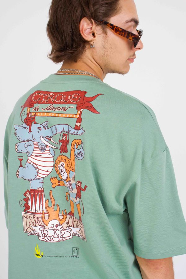 Футболка Okvel зеленая - фото 2