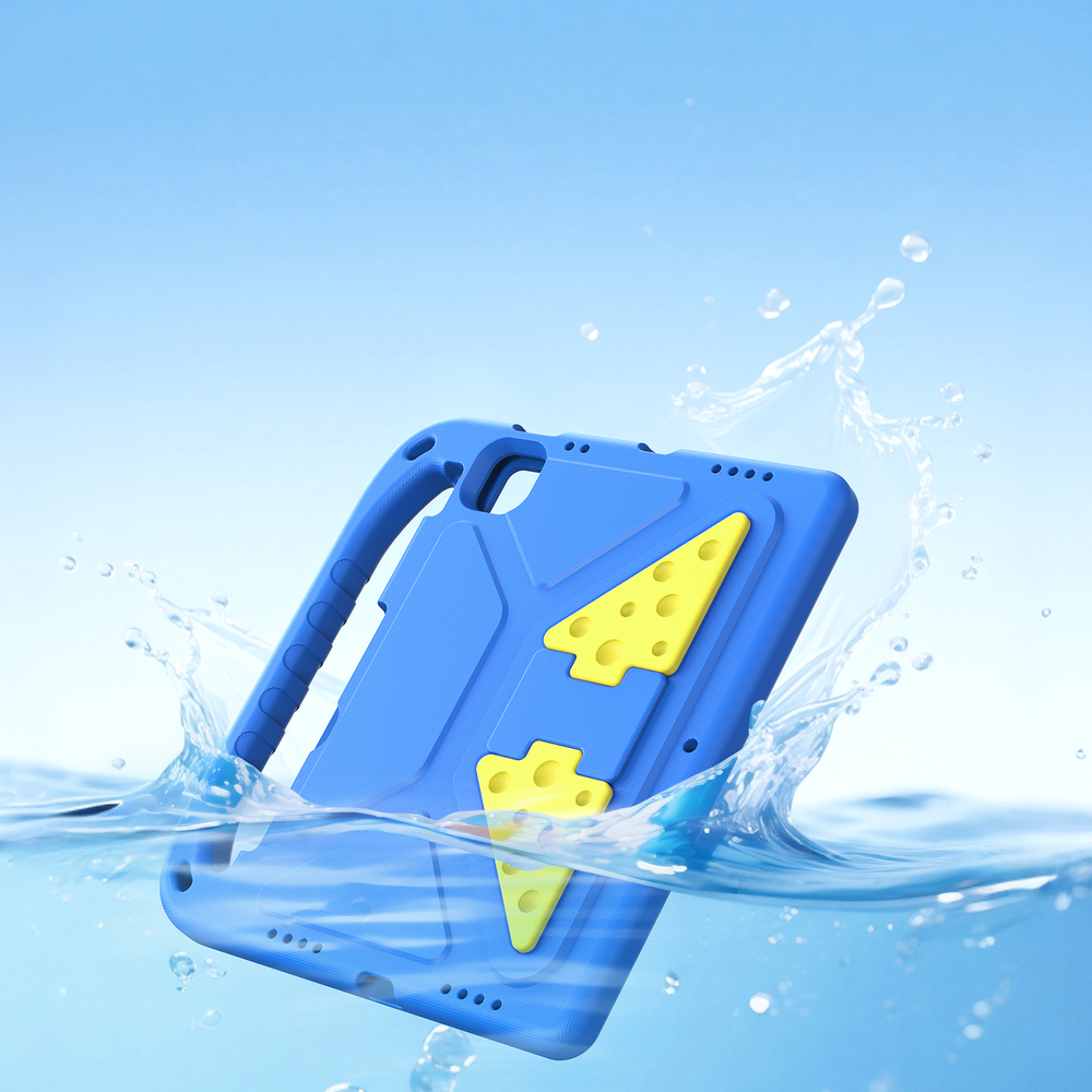 Детский чехол синего цвета на планшет iPad Air 4, 5 (10,9) и iPad Pro 11 (2018, 2020, 2021, 2022) от Dux Ducis, серия Puff Series Case