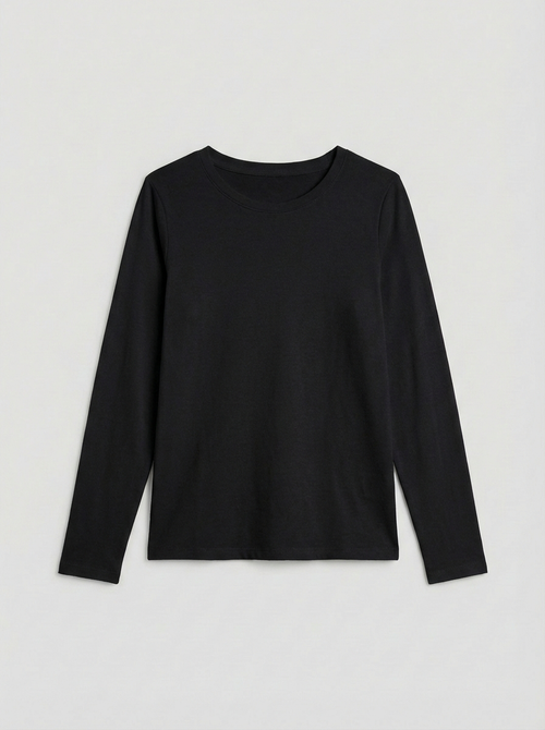 Лонгслив однотонный из модала