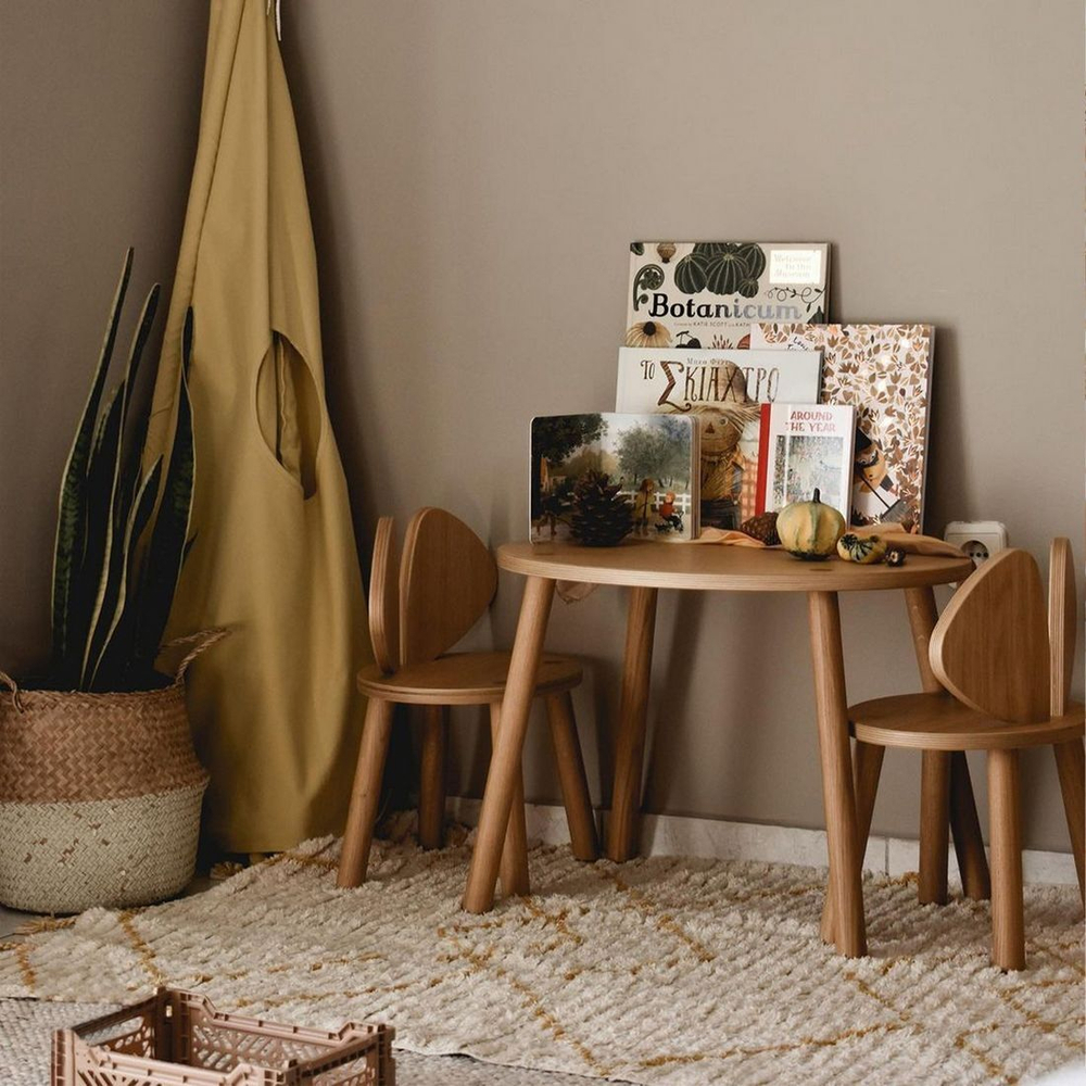 Стираемый коврик Nattiot Viktor Lemon S (100 x 150 см), хлопок, бежевый