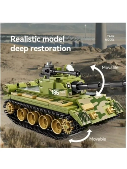 Конструктор Советский танк 378 деталей 6837