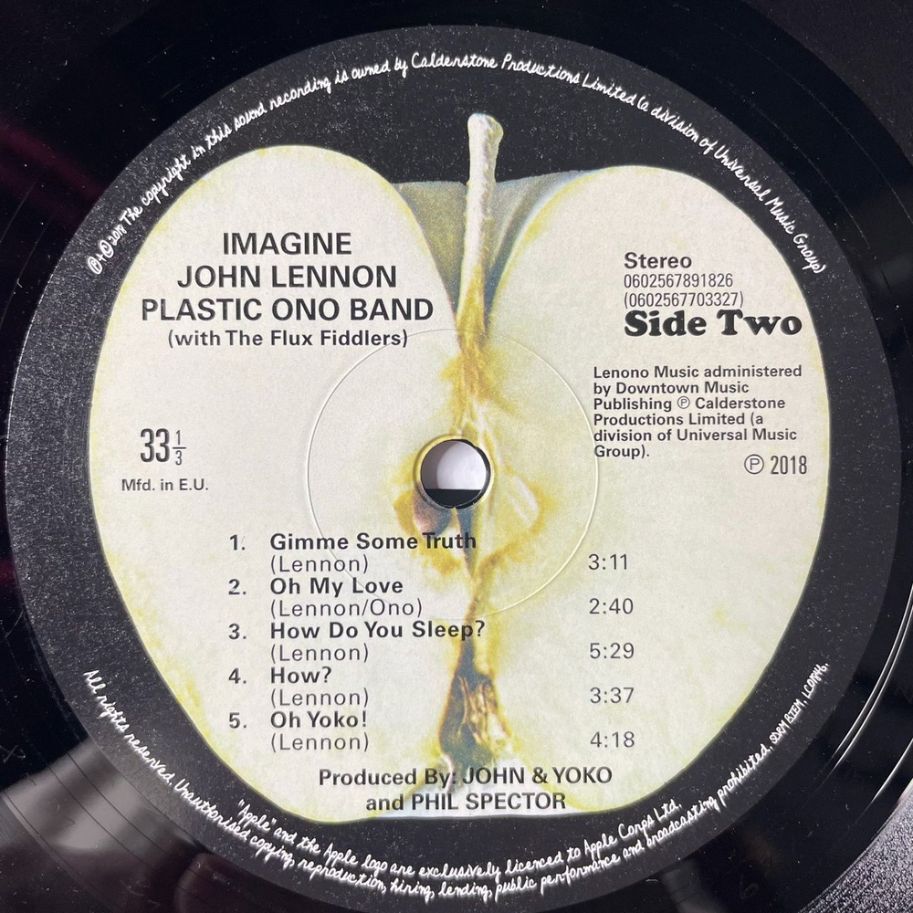 Виниловая пластинка LP John Lennon Imagine (EU 2018)