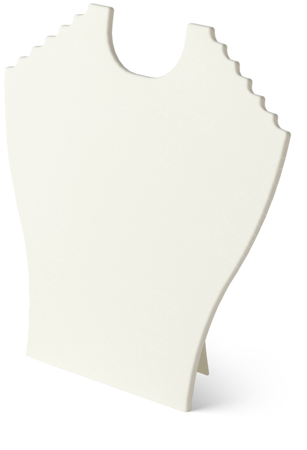 Бюст плоский/резные плечики/гибкая ножка/Н-230 мм.