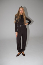 Лонгслив облегающий из тонкой шерсти