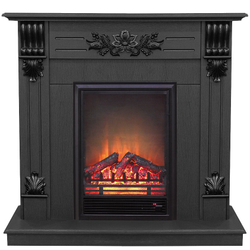 Электрокамин RealFlame Philadelphia 25,5/26 DN орех с очагом Sparta 25,5 LED