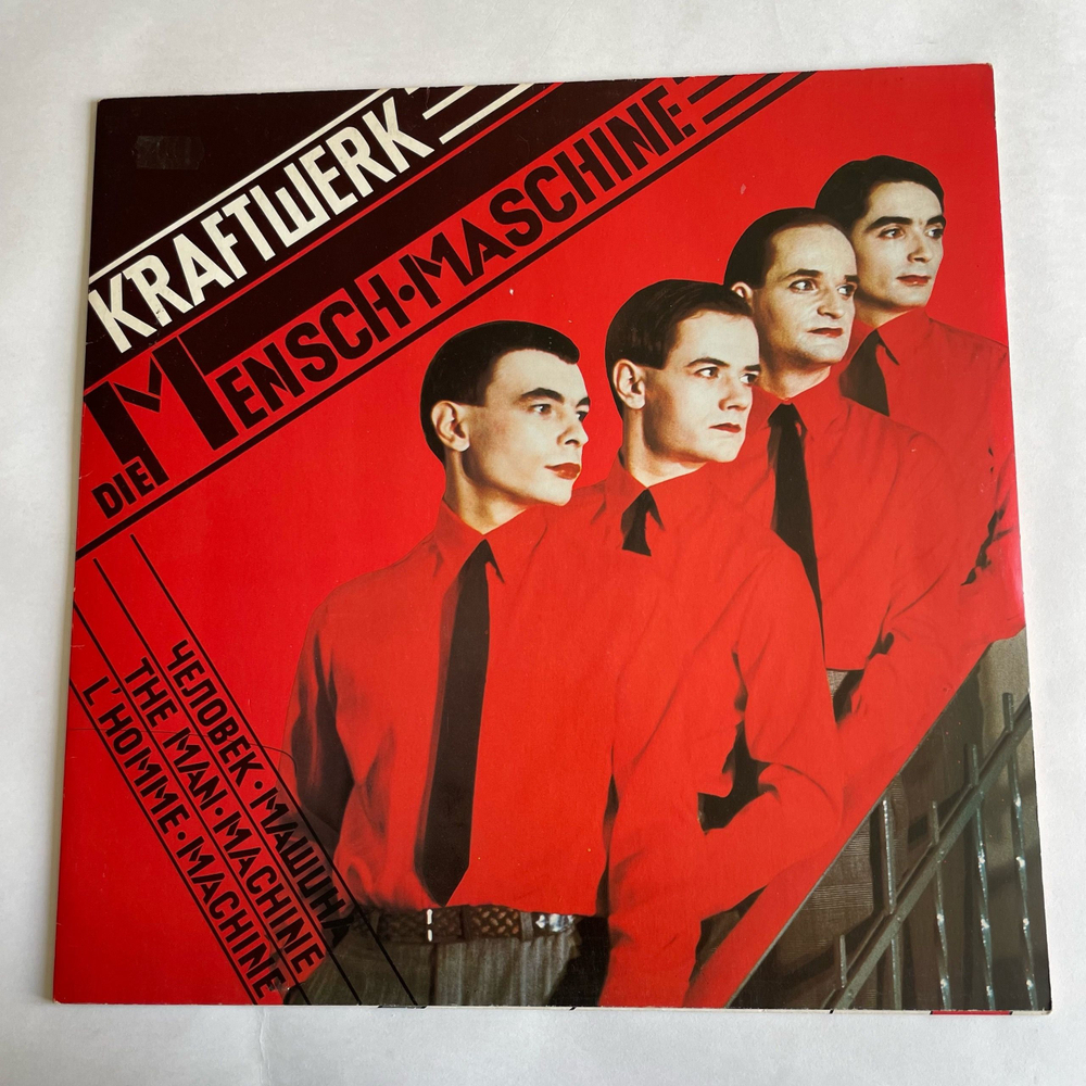 Винтажная виниловая пластинка LP Kraftwerk Die Mensch Maschine (Германия 1978)