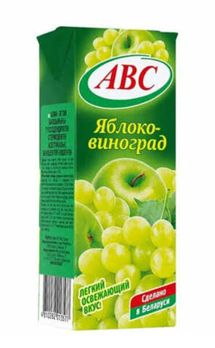 Нектар "АВС" Яблоко-виноград 0,2л.