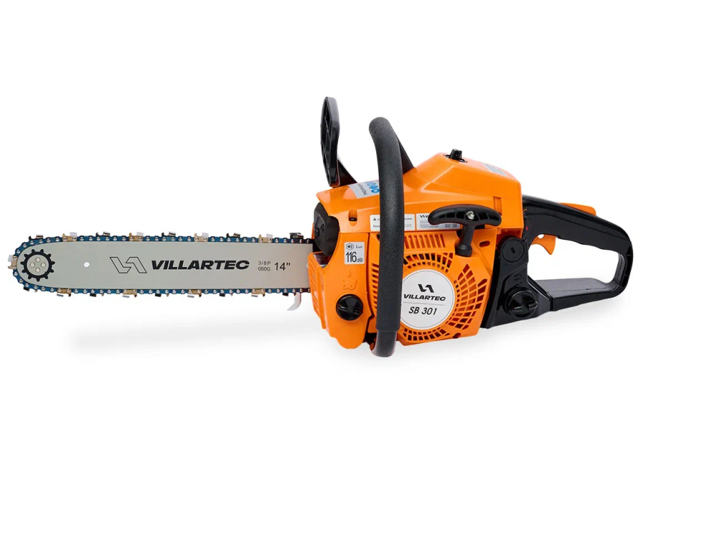Бензопила Villartec SB301, шина 35 см (14"), цепь 3/8 1.3 52 зв.