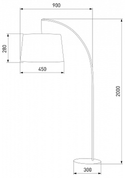 Торшер TK Lighting 5075 Hang