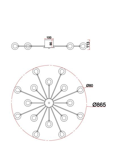Потолочная люстра Freya Celebrity FR5242CL-16BS1