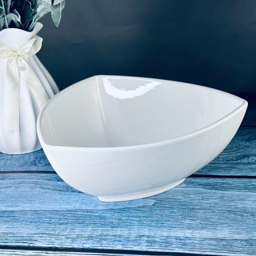 Lenardi 118-056 Салатник 25,5см BIANCO в под.уп.(х4)Фарфор