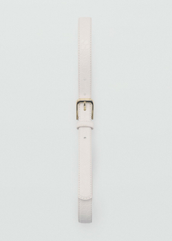 Узкий ремень с эффектом кожи крокодила