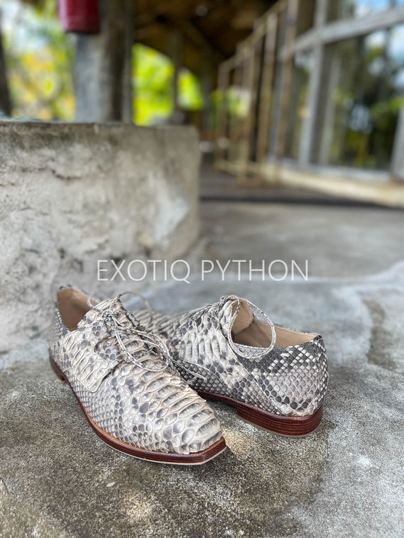 Мужские туфли из кожи питона  SH-162