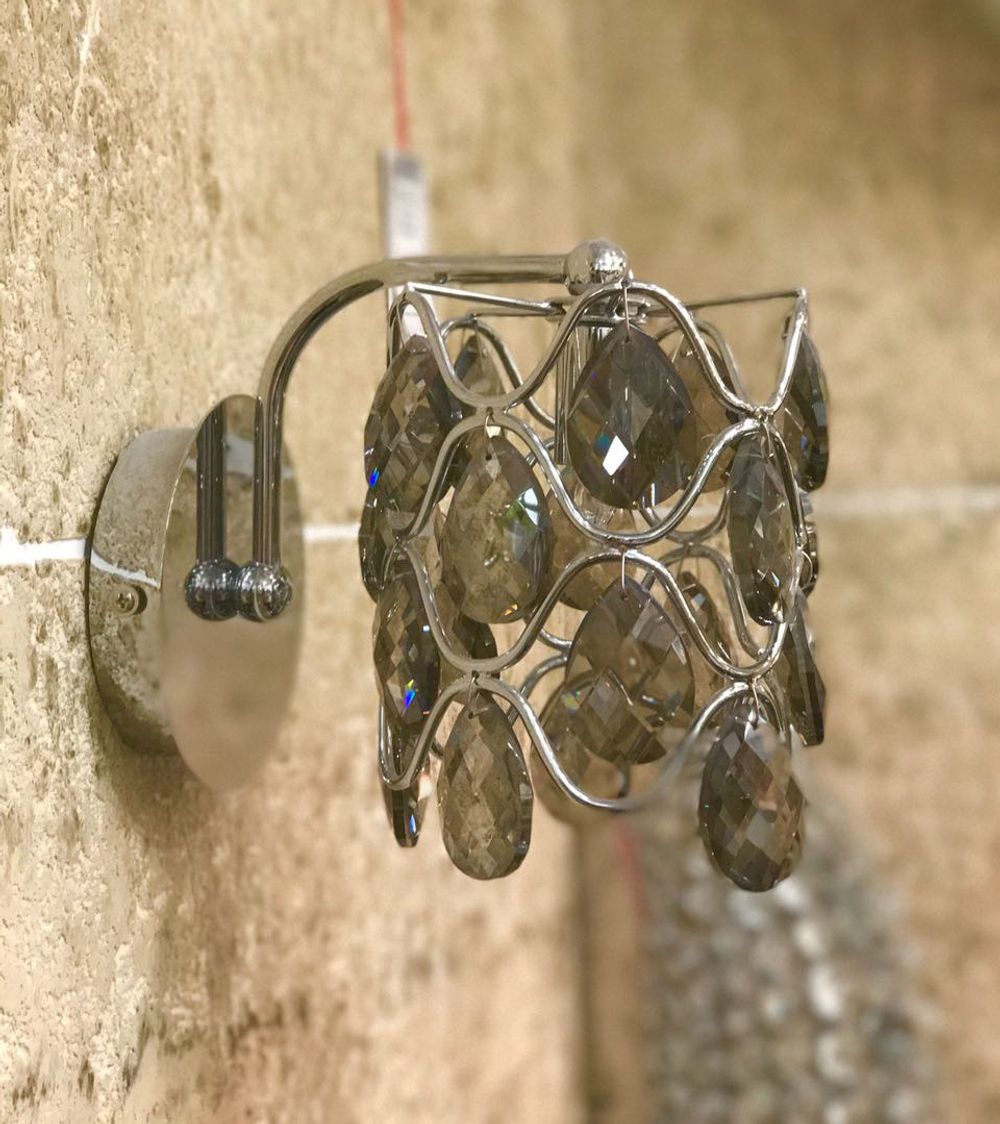 Настенный светильник MB103910-1A chrome/smoky