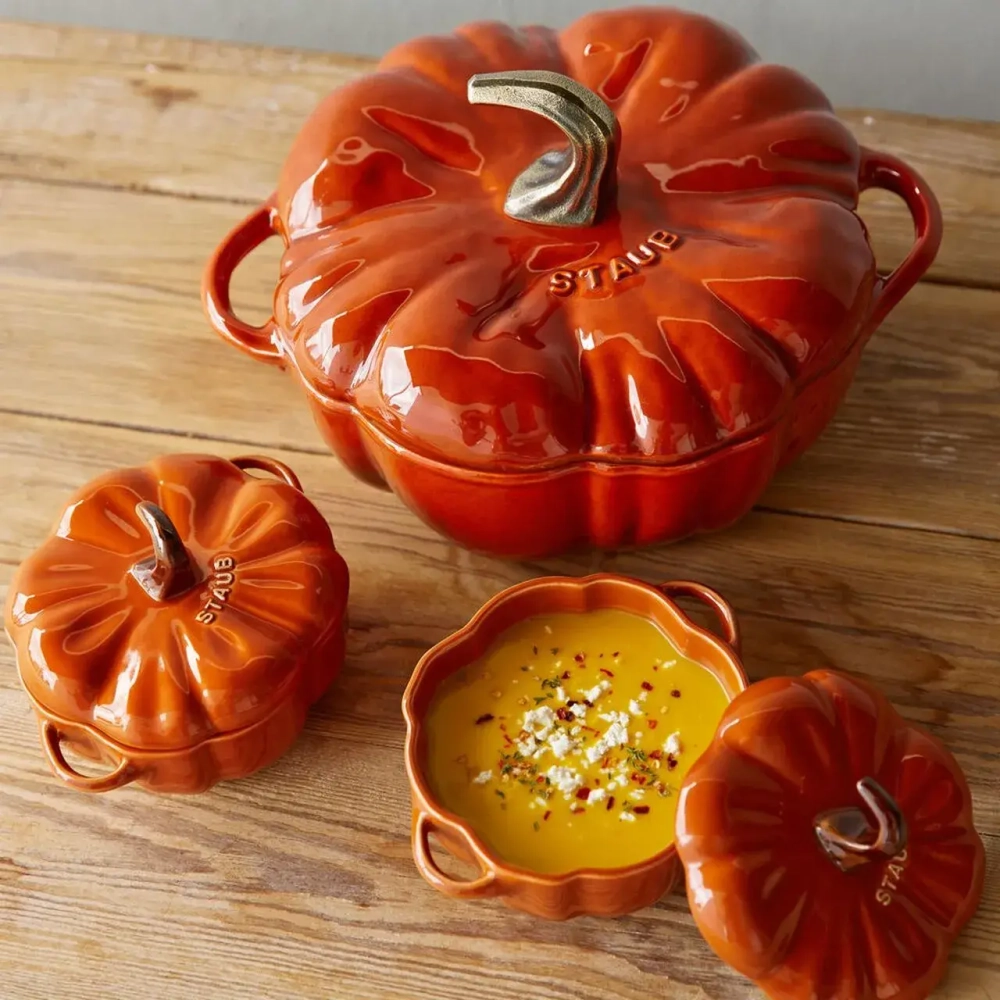 STAUB Мини-кокотница 500 мл 12 см тыква оранжевая