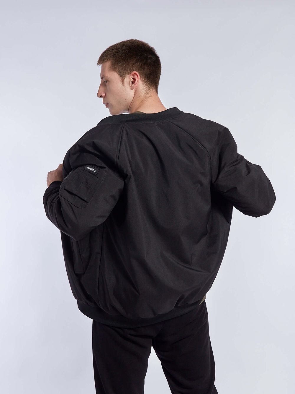 Бомбер Antisocial AW24 черный