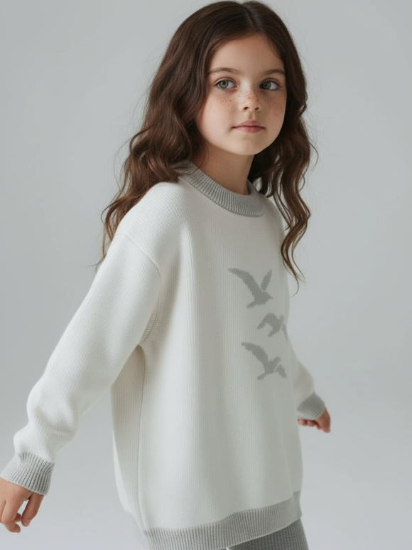 Джемпер Воздух из хлопка свободного кроя