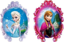 Шар 74*55 см Фигура Зеркало холодное сердце, 1 шт. Д155 Д156