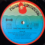 Boney M. ‎– Take The Heat Off Me (Германия 1977г.)Т