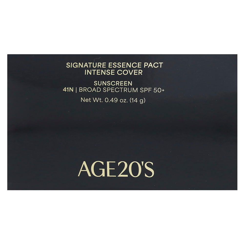 AGE20'S, Signature Essence Pact, Intense Cover, SPF 50+, 41N, 14 г (0,49 унции)