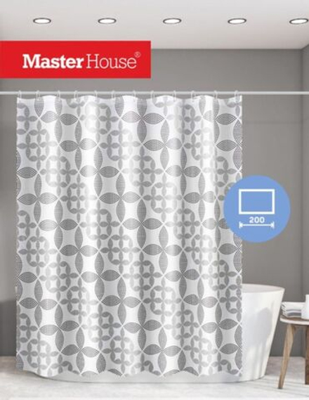 Штора для ванны Геометрия Высота-1,8м ширина-2м