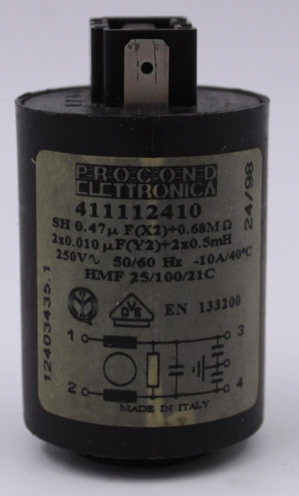 Cетевой фильтр EN 133200 (411112410) стиральной машины Electrolux