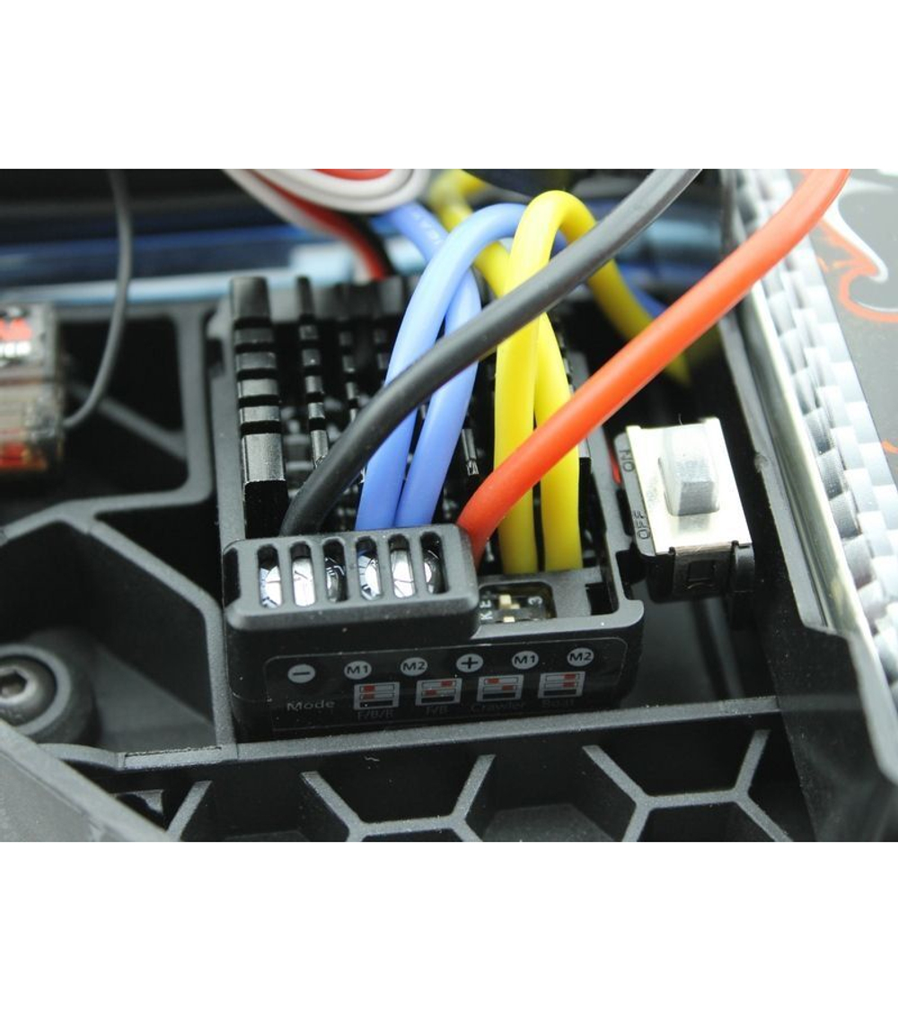 Радиоуправляемый монстр Remo Hobby Dinosaurs Master TWINS MOTOR (красный) 4WD 2.4G 1/8 RTR