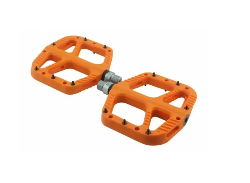 Педали нейлон со сьемными шипами, подш. скольж, 9/16" N-9 orange