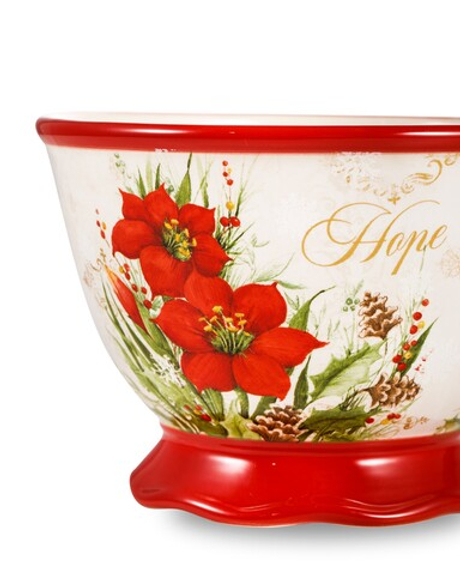 Салатник порционный 480мл Certified International Corp Красочная зима Надежда