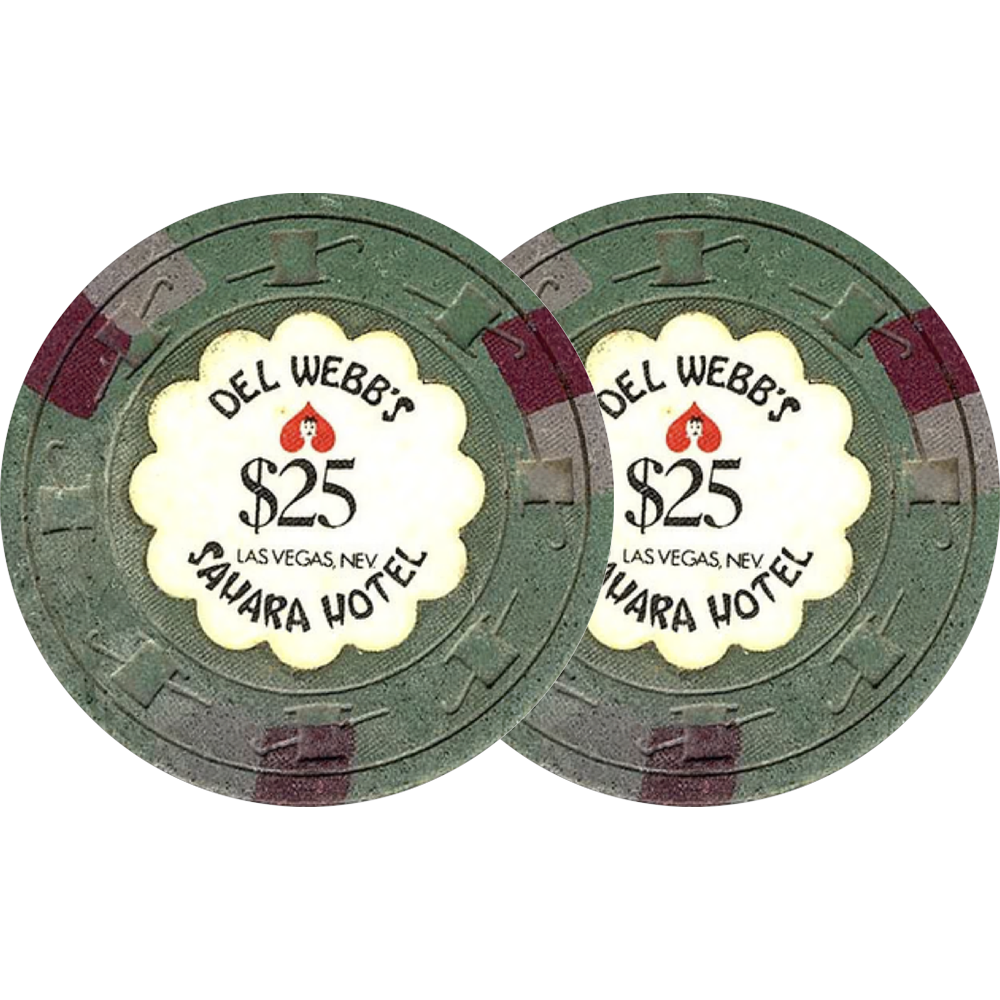 Sahara Del Webb's Casino $25 Chip