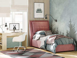 Кровать Ester 900 модель 311 Ультра коралл