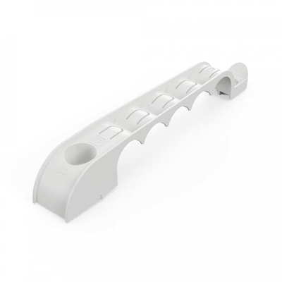 Держатель труб для прямого монтажа односторонний на 5 мест серый d20 (20шт/160шт уп/кор) Промрукав