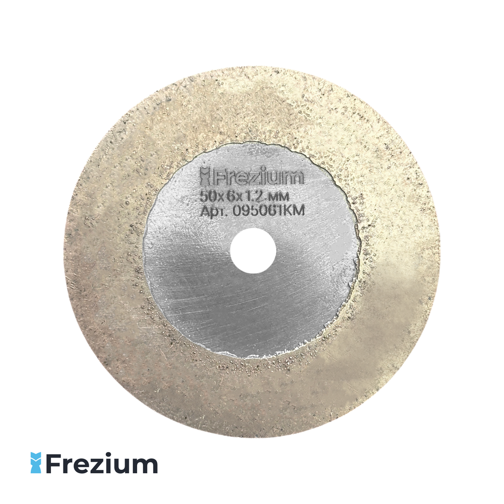 Диск алмазный для гравера по камню, керамограниту, плитке, керамике "Frezium" 50x6x1.2 мм; 095061KM