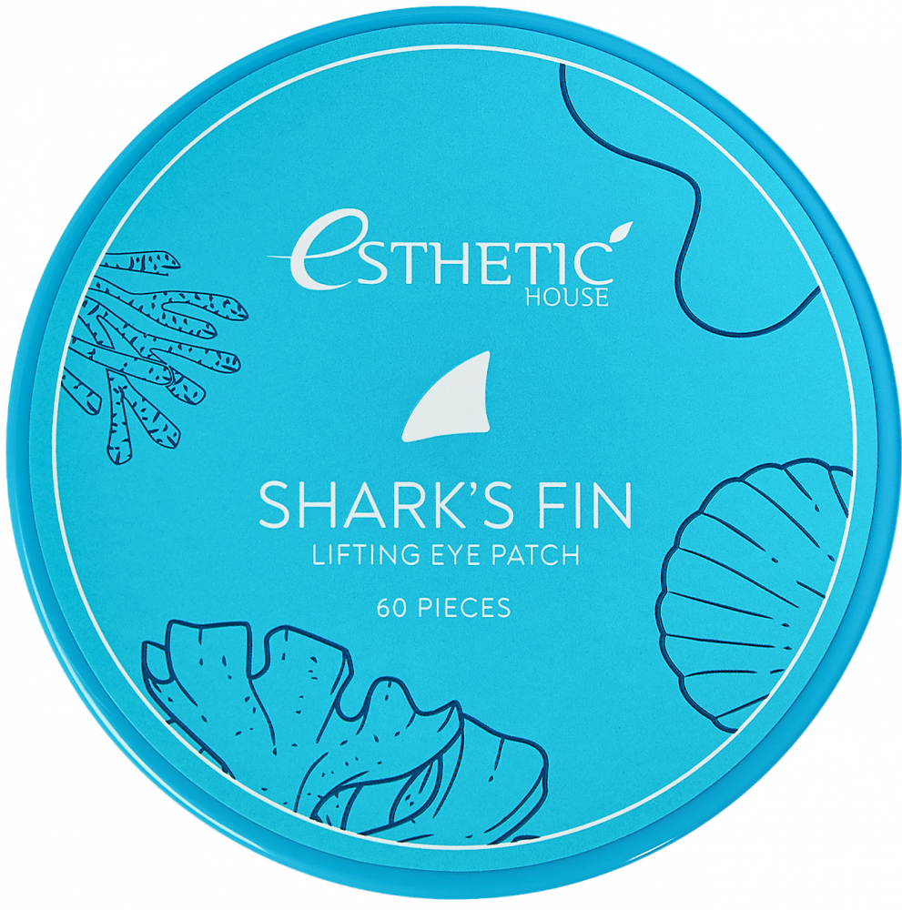 Гидрогелевые патчи для глаз с экстрактом акульего плавника Esthetic House Shark&#39;s Fin Lifting Eye Patch