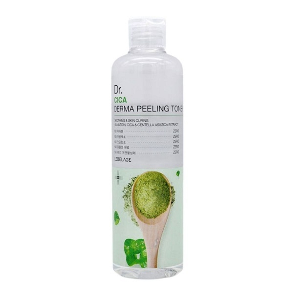 Успокаивающий отшелушивающий тонер с Центеллой Азиатской Lebelage Dr. Cica Derma Peeling Toner 310мл