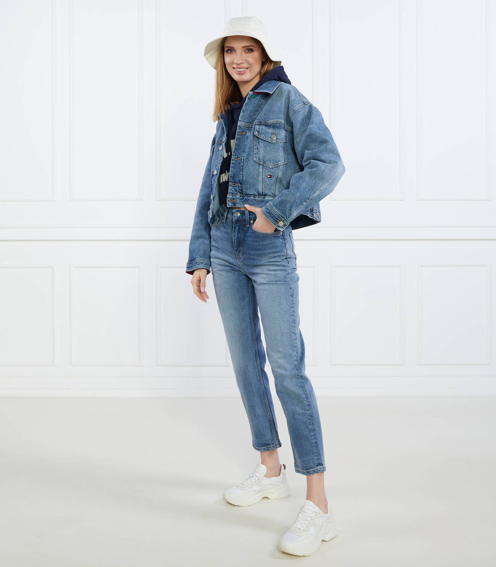 Джинсовая куртка THXSM DNM STRAIGHT JKT HERO IND Tommy Hilfiger - голубой(WW0WW39101)