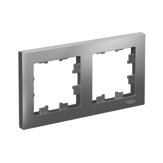 Рамка 2-м AtlasDesign универс. сталь SE ATN000902