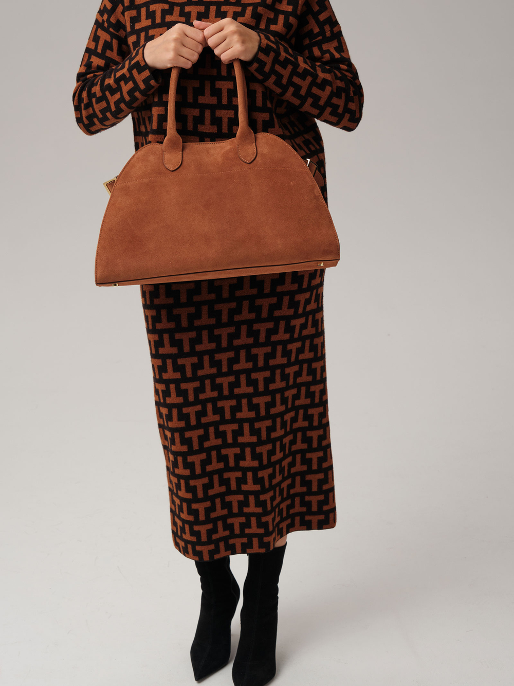 Сумка Deboro 30979 коричневый камыш