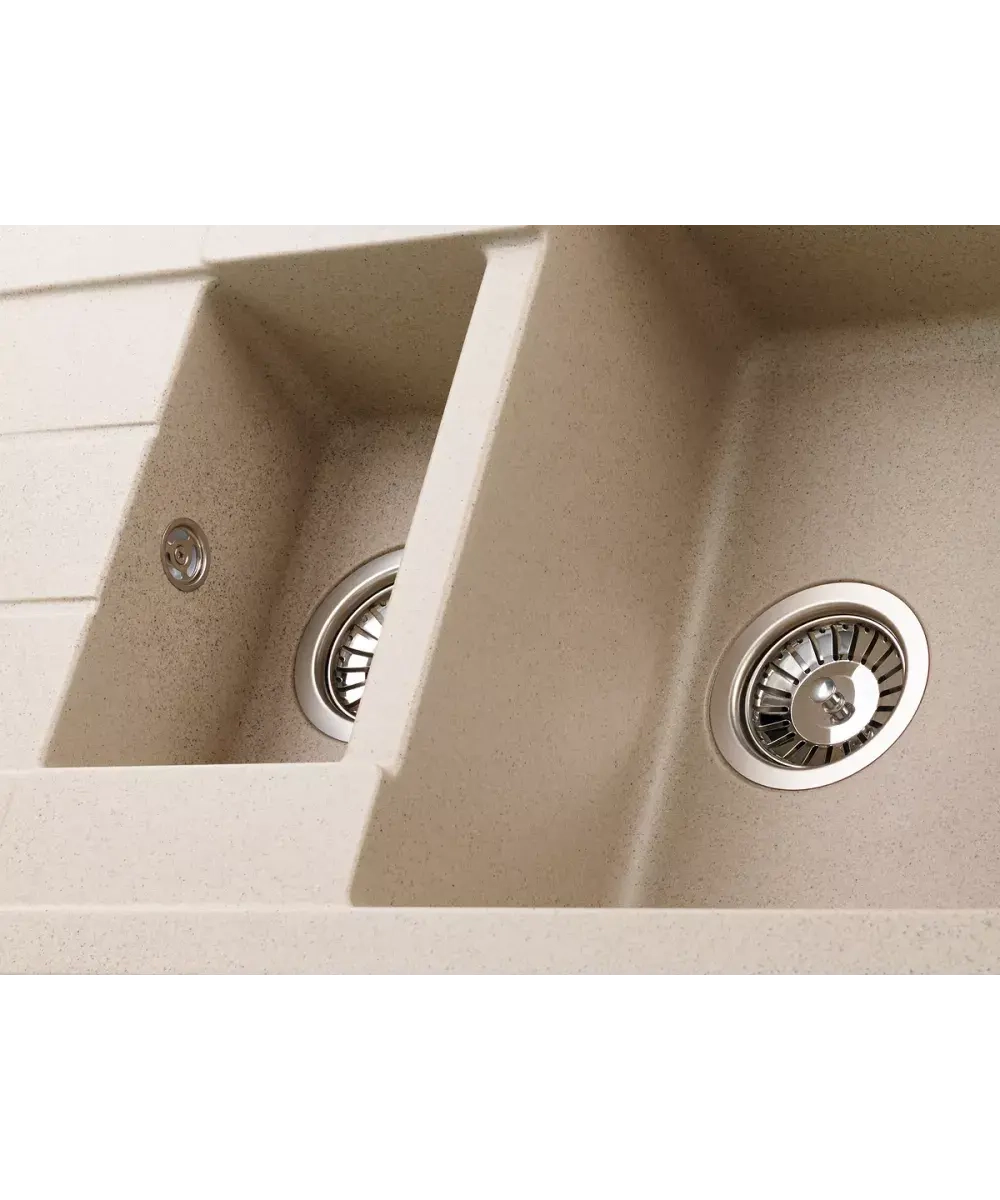 Кухонная мойка Kuppersberg MODENA 1,5B1D BEIGE фото 3