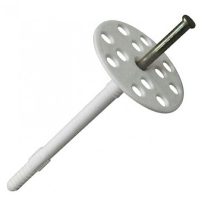 Дюбель гвоздь для теплоизоляции с метал.гвоздем 8х115/120мм(10шт/упак)