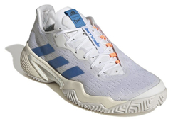 Мужские кроссовки теннисные Adidas Barricade M Parley - cloud white/pulse blue/mint ton