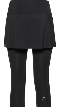 Теннисная юбка Head Club 3/4 Tights Skort - черный